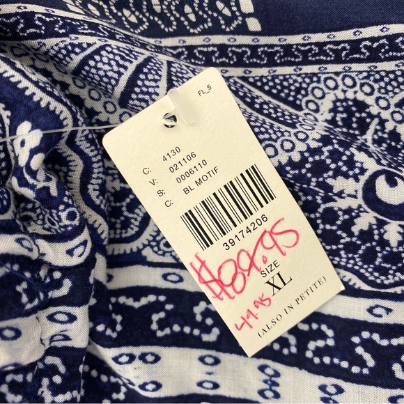 Anthropology dress midi blue - Picture 10 of 12